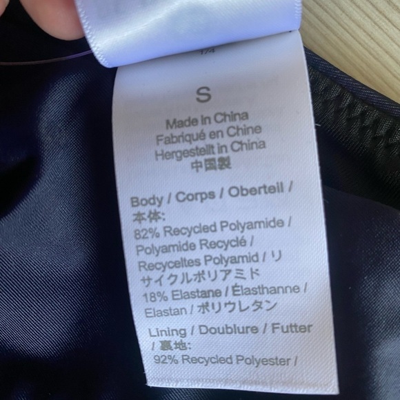 J. Crew NWT UPF 50 Protection Women’s S Curved Waist Cheeky Bikini Bottom Navy - Picture 5 of 6